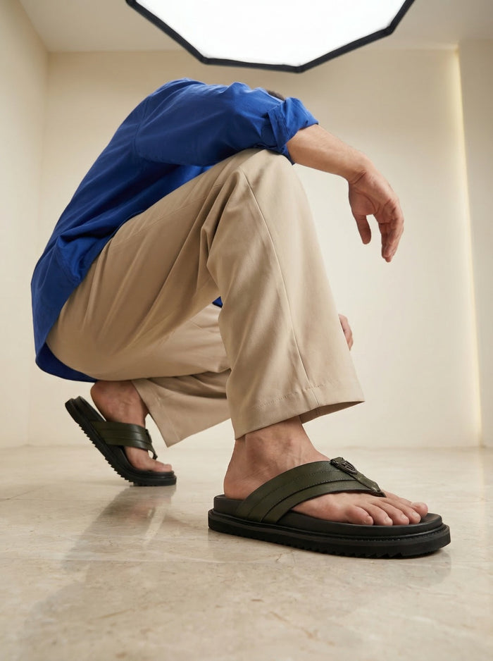 Green 7113-2 Slippers