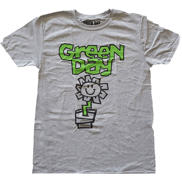 Green Day T-Shirt - Flower Pot Rock Off