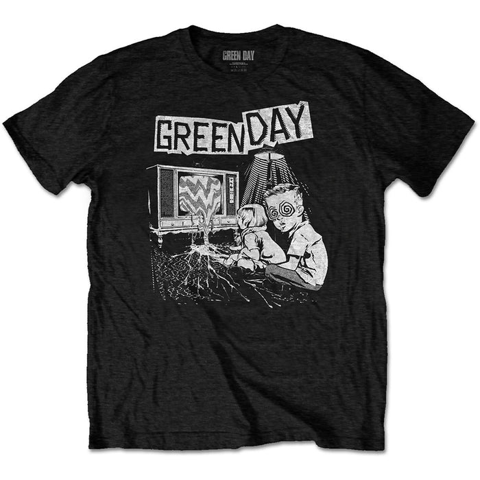 Green Day T-Shirt - TV Wasteland Unisex Tee Rock Off