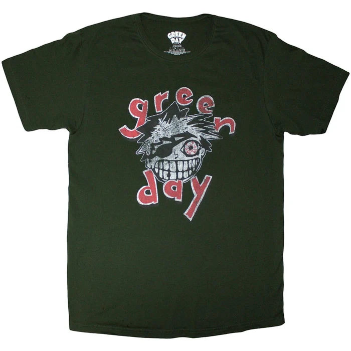 Green Day Unisex T-Shirt: Eye Patch