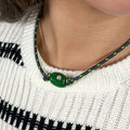 Green Presley Rope Necklace : Hypoallergenic and Water Resistant