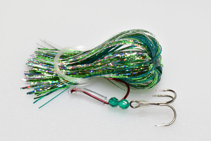 green winnie silicone salmon trolling fly