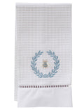 Guest Towel, Ladder lace, Embroidered Bees