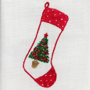 Guest Towel, Terry, Christmas Wreath
