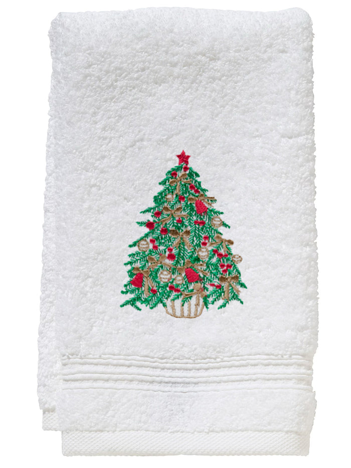 Guest Towel, Terry, Christmas