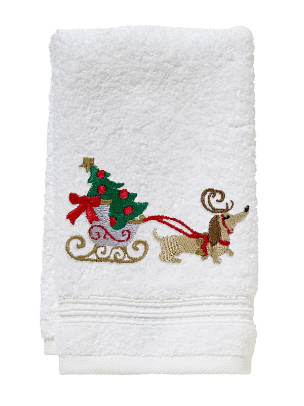 Guest Towel, Terry, Christmas
