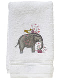 Guest Towel, Terry, Embroidered Animals