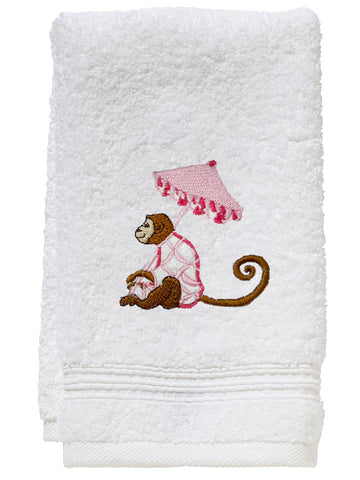Guest Towel, Terry, Embroidered Animals