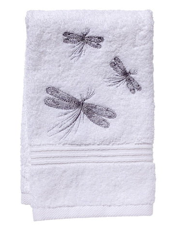 Guest Towel, Terry, Embroidered Bees