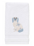 Guest Towel, Terry, Embroidered Chinoiserie