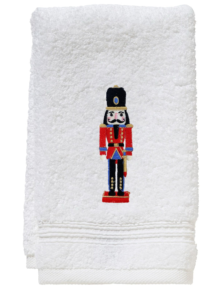 Guest Towel, Terry, Nutcracker Red