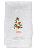 Guest Towel, Terry, Oranges for Christmas