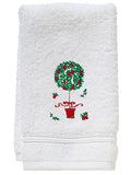 Guest Towel, Terry, Pear Topiary Tree