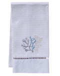 Guest Towel, Waffle Weave, Coral (Duck Egg Blue)