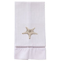 Guest Towel, Waffle Weave, Morning Starfish (Beige)