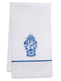 Guest Towel, Waffle Weave & Satin Trim, Ginger Jar (Wide)