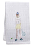 Guest Towel, Waffle Weave, Tennis Lady (Yellow)