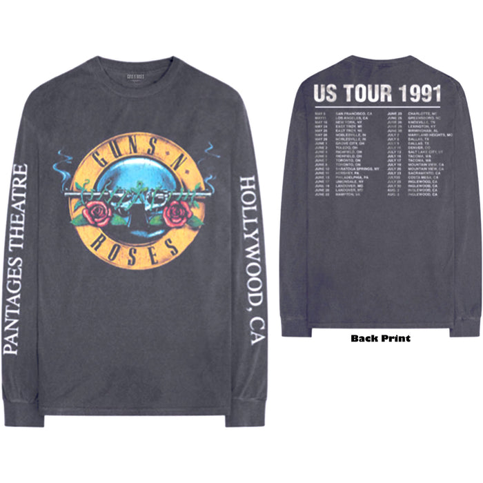 Guns N' Roses Long Sleeves T-Shirt - Hollywood Tour Rock Off