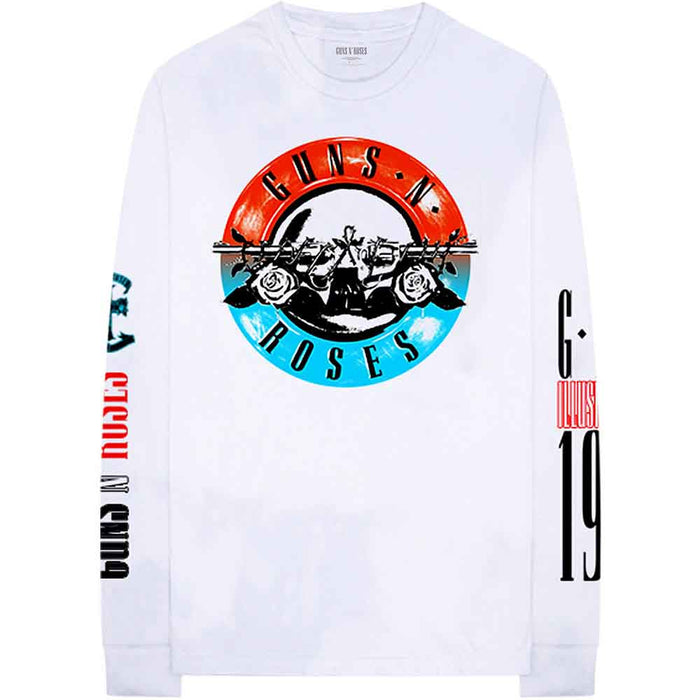 Guns N' Roses Long Sleeves T-Shirt - Motorcross Logo Rock Off