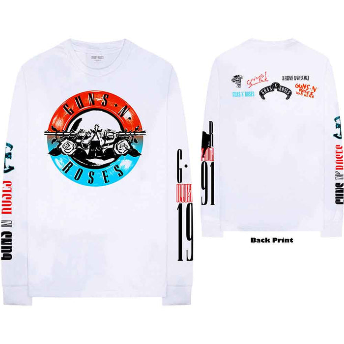 Guns N' Roses Long Sleeves T-Shirt - Motorcross Logo Rock Off