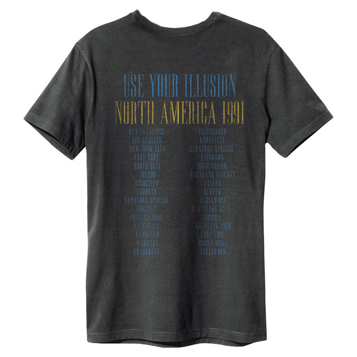 Guns N' Roses T-Shirt - Use Your Illusion Tour (Back Print) Amplified
