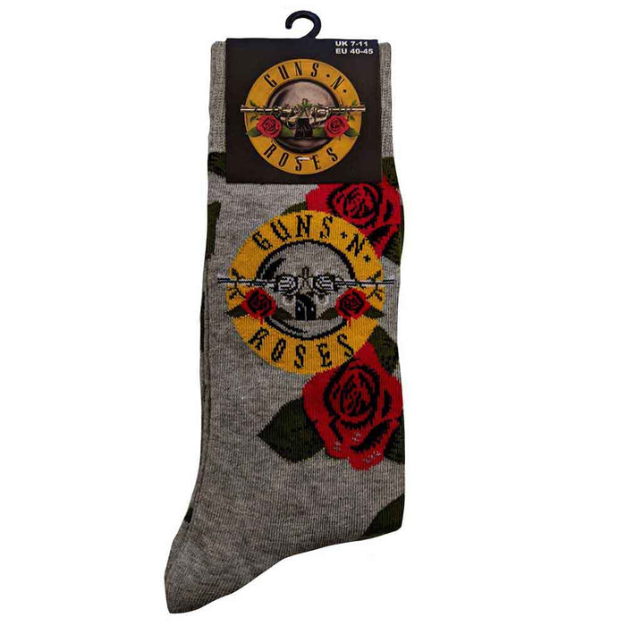 Guns N' Roses Unisex Ankle Socks: Bullet Roses Rock Off