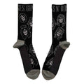 Guns N' Roses Unisex Ankle Socks: Skulls Band Monochrome Rock Off