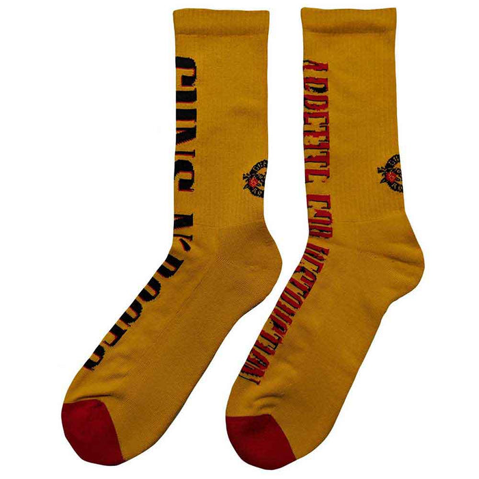 Guns N' Roses Unisex Terry Socks: Appetite for Destruction Rock Off
