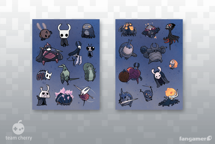 Hallownest Sticker Set