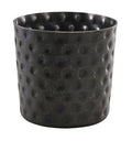 Hammered Serving Cup Vintage Steel Black 8.5 X 8.5cm (Box Of 12)