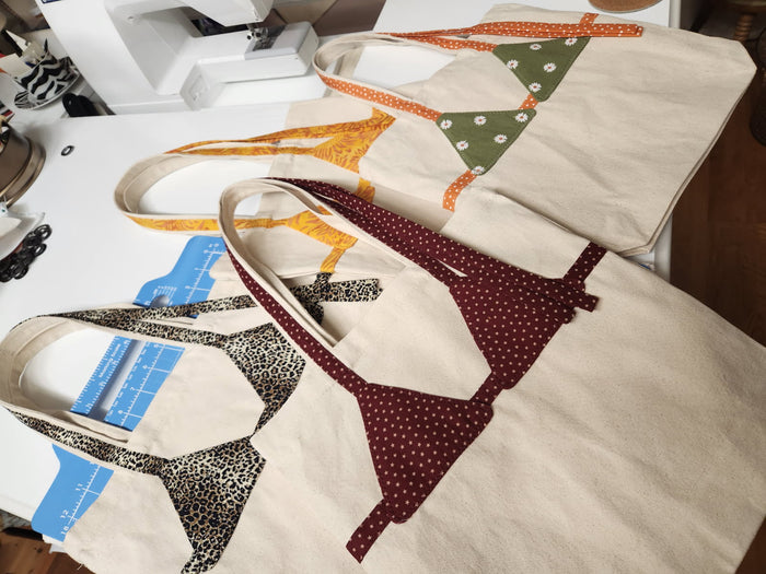 Handmade Bikini Tote Bags