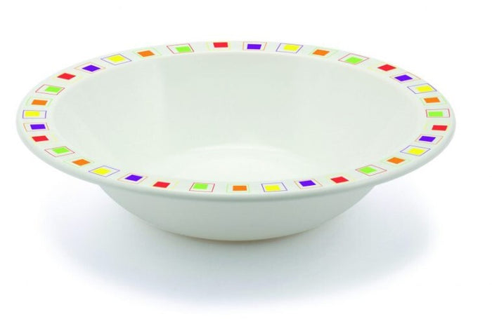 Harfield Duo Polycarbonate Bowl 15cm With Patterned Rim (149P)