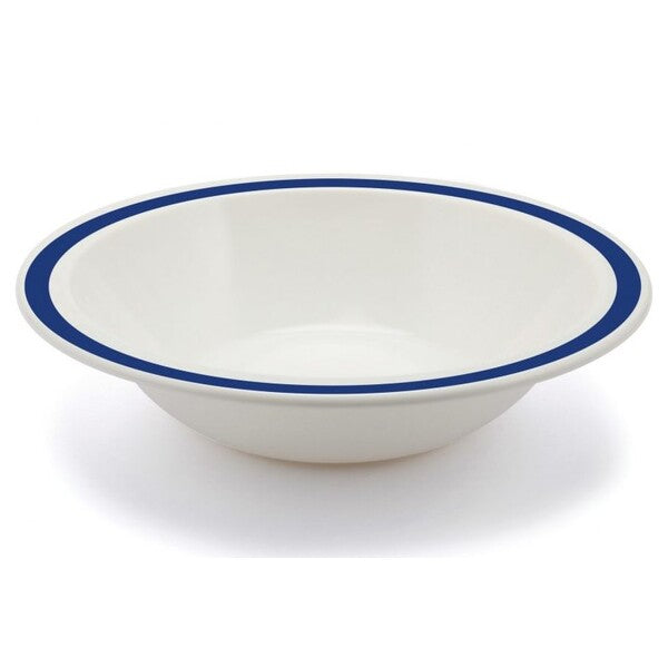 Harfield Duo Polycarbonate Bowl 15cm With Solid Colour Rim (149)