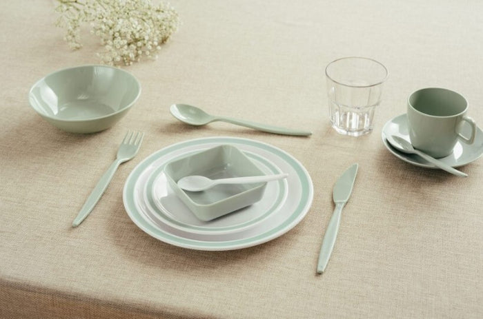 Harfield Duo Polycarbonate Plate 17cm With Solid Colour Rim (025)