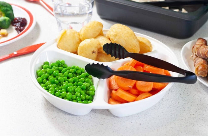 Harfield Polycarbonate 3 Compartment Deep Plate 25.5cm (431)