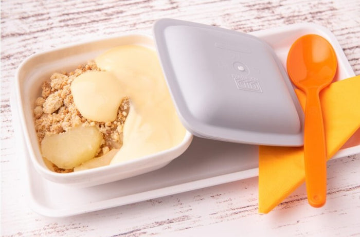 Harfield Polycarbonate Square Bowl White 300ml /  11.7cm x 11.7cm x 4.7cm (130)