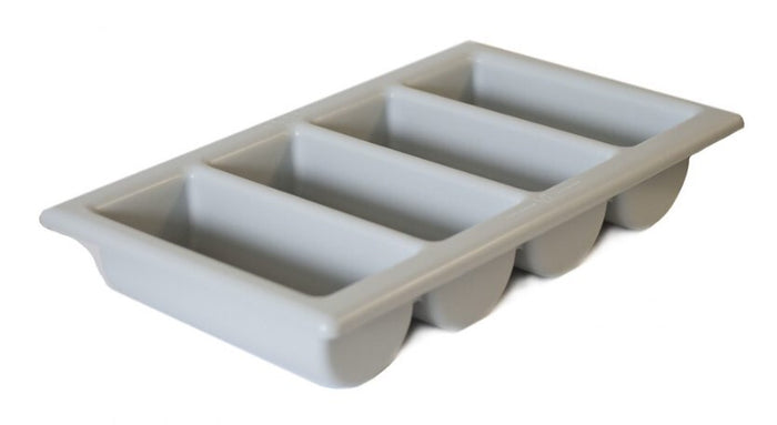 Harfield Polypropylene 4 Compartment Cutlery Tray 53cm x 32.5cm x 10cm (298)