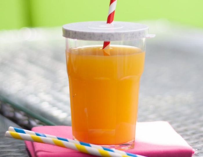 Harfield Polypropylene Lid With Straw Hole For American Style Tumblers (748)