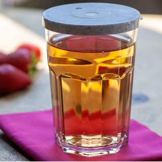 Harfield Polypropylene Lid With Straw Hole For American Style Tumblers (748)