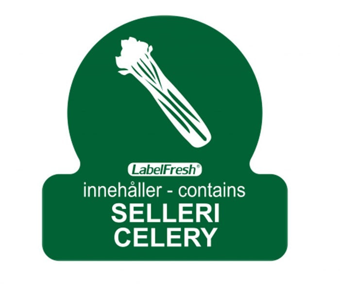 Harfield Removable Warning Label Allergen Roll Of 500 (831)