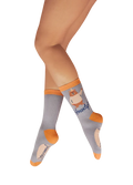 Howdy Friend! Lilac Ladies' Ankle Socks