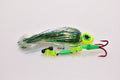 high percentage hyper uv green crinkle big eye salmon trolling fly