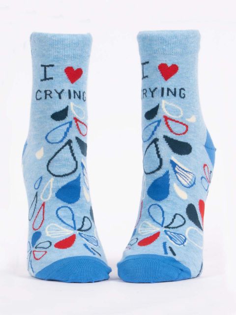 I Heart Crying W-Ankle Socks BLUEQ