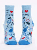 I Heart Crying W-Ankle Socks BLUEQ