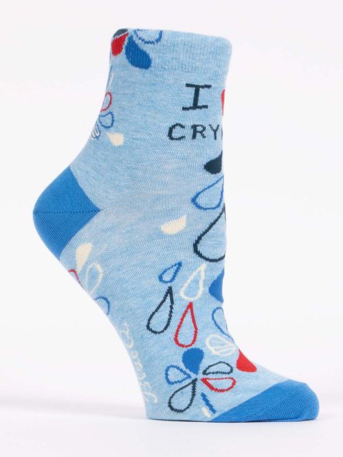 I Heart Crying W-Ankle Socks BLUEQ