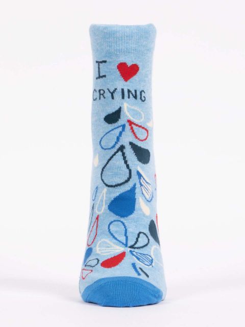 I Heart Crying W-Ankle Socks BLUEQ