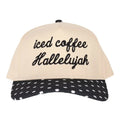 Iced Coffee Polka Dot Embroidered Trucker Hat