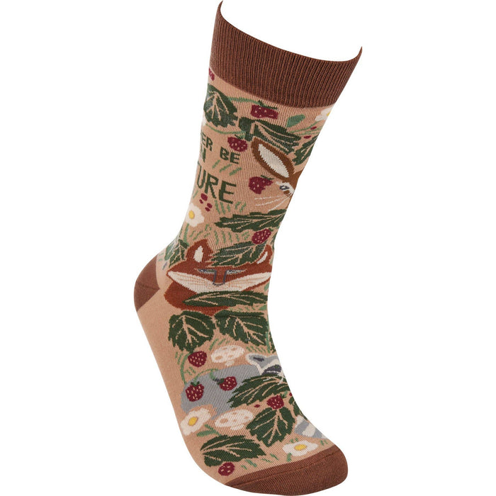I'D RATHER BE IN NATURE SOCKS