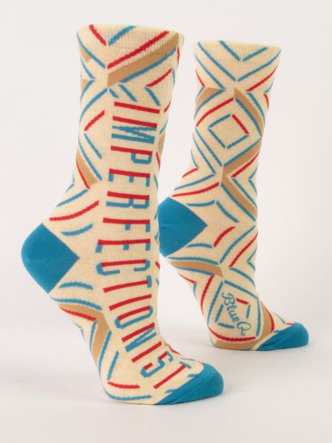 Imperfectionist W-Crew Socks BLUEQ