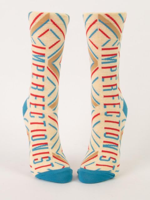 Imperfectionist W-Crew Socks BLUEQ